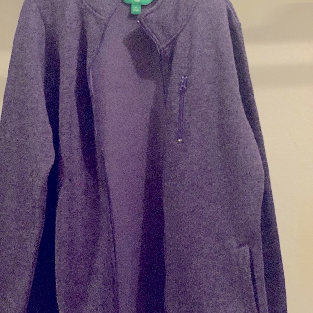 Lavender & Dark Purple Sweater with Jacket size XL